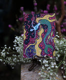 Mermaid with Forget-Me-Nots greeting card by Silvena