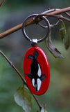 Orka Keyholder hand-painted by Silvena Toncheva. 