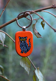 Mr.Cat Keyring hand painted by Silvena Toncheva. 