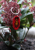 Beetle Keyring hand-painted by Silvena Toncheva